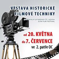 Výstava historické filmové techniky v OC Park Hostivař