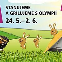 Přijďte na kloub stanování a grilování v OC Olympia Olomouc