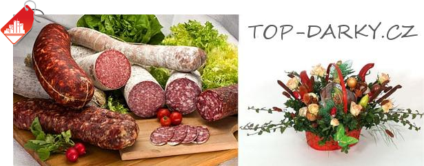 30 Kč za slevový poukaz na 5 vybraných produktů z eshopu TOP DÁRKY. Užij si slevu 30% na to nejlepší z uzenin. Dárkové koše, klobásy, salámy, uzené koleno... co je libo! 