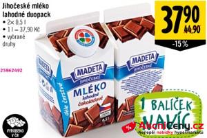 Jihočeské mléko lahodné duopack